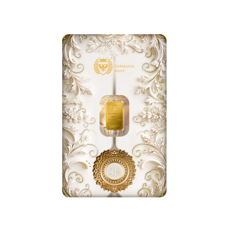 Germania Mint Lingotin Or 1 Gramme 999/1000 Première Communion I