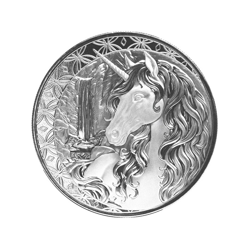 FIDJI 1 Dollar Argent 1 Once Licorne 2025 ⏰