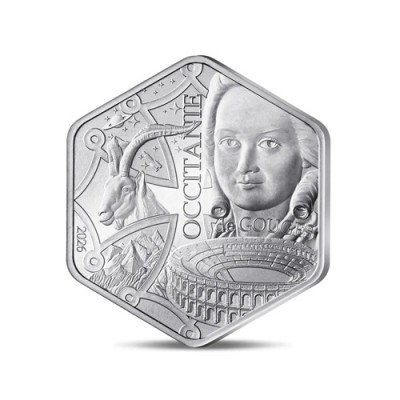 FRANCE 10 Euro Argent Hexagonale Occitanie 2026 ⏰
