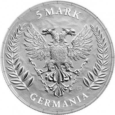 Médaille 5 Mark argent 1 Once Germania 2026 ⏰