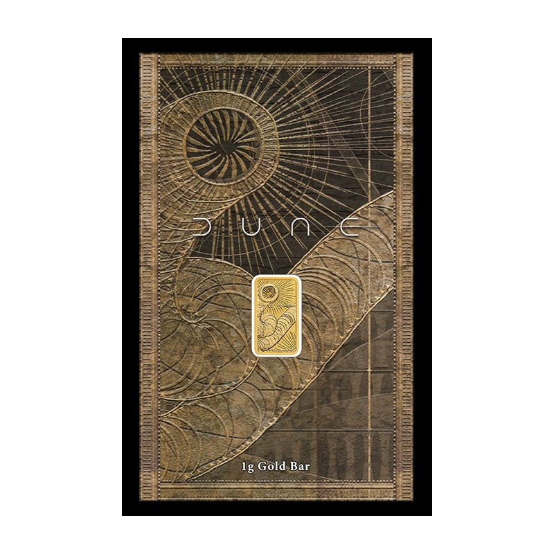 AUSTRALIE Lingotin Or 1 Gramme 999/1000 Dune ⏰