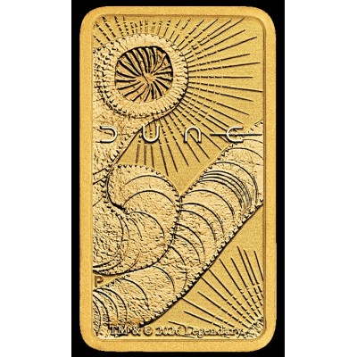 AUSTRALIE Lingotin Or 1 Gramme 999/1000 Dune ⏰