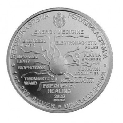 SERBIE 100 Dinara Argent 1...