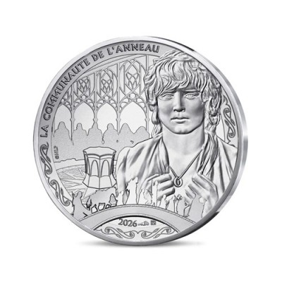 FRANCE Seigneur des Anneaux 10 EURO ARGENT la Communauté de l'Anneau 2/18 2026 ⏰