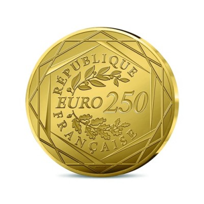 FRANCE Seigneur des Anneaux 250 EURO Or Le drapeau du Rohan