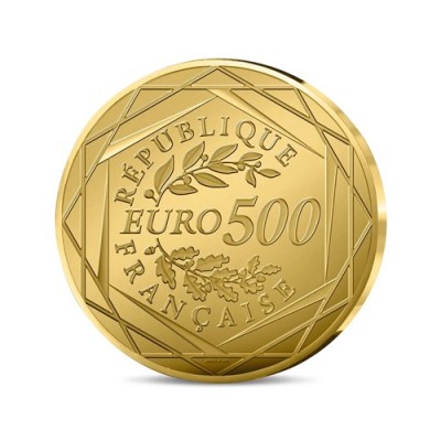 FRANCE Seigneur des Anneaux 500 EURO Or L'Anneau Unique