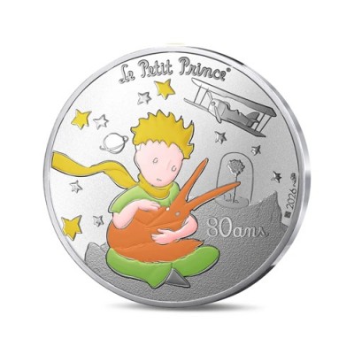 FRANCE 10 Euro 50 Euro Argent 80 Ans du Petit Prince 2026 ⏰