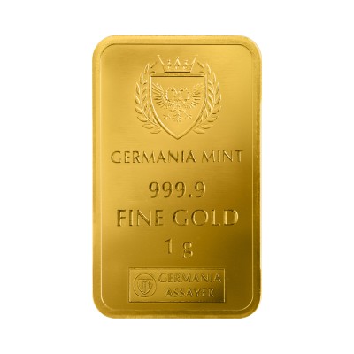 LINGOT Or 1 Gramme 999/1000 GERMANIA