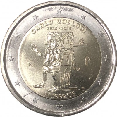 ITALIE 2 Euro Carlo Collodi...