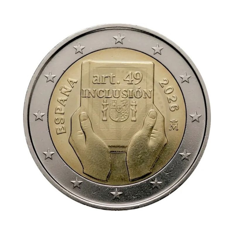 ESPAGNE 2 Euro Inclusion 2026