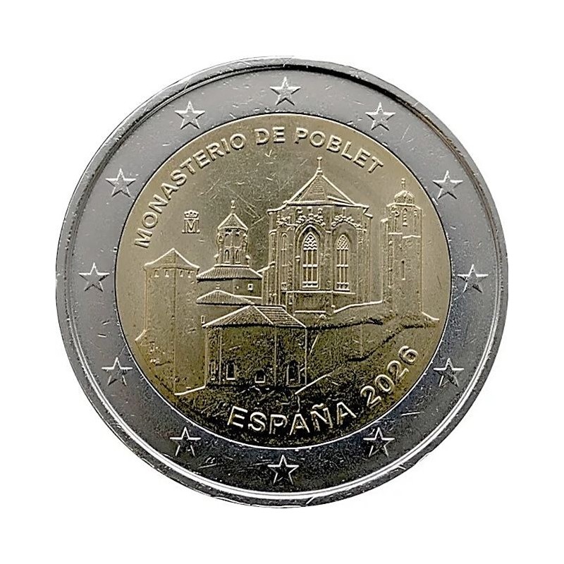 ESPAGNE 2 Euro Monastère de Poblet 2026