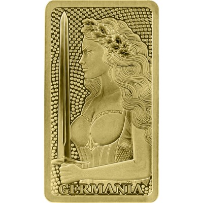 Germania Mint Lingotin Or 1/100 Once 999/1000