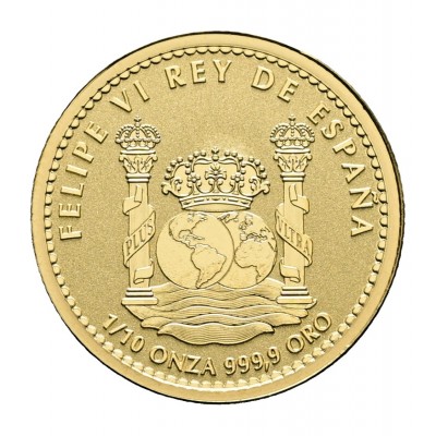 ESPAGNE 15 Cent Or 1/10 Once Ours Brun 2026