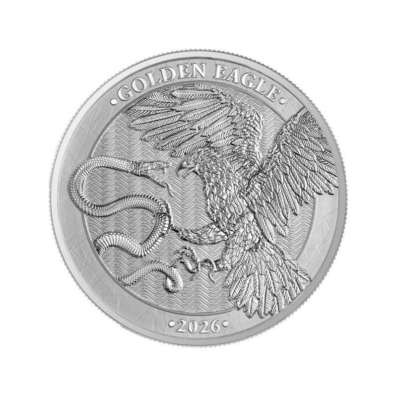 MALTE 5 Euro Argent 1 Once Aigle doré 2026 ⏰