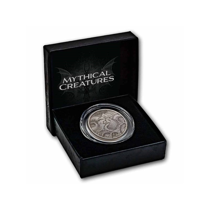 NIUE 1 Dollar Argent Antique 1 Once Kraken 2026 ⏰