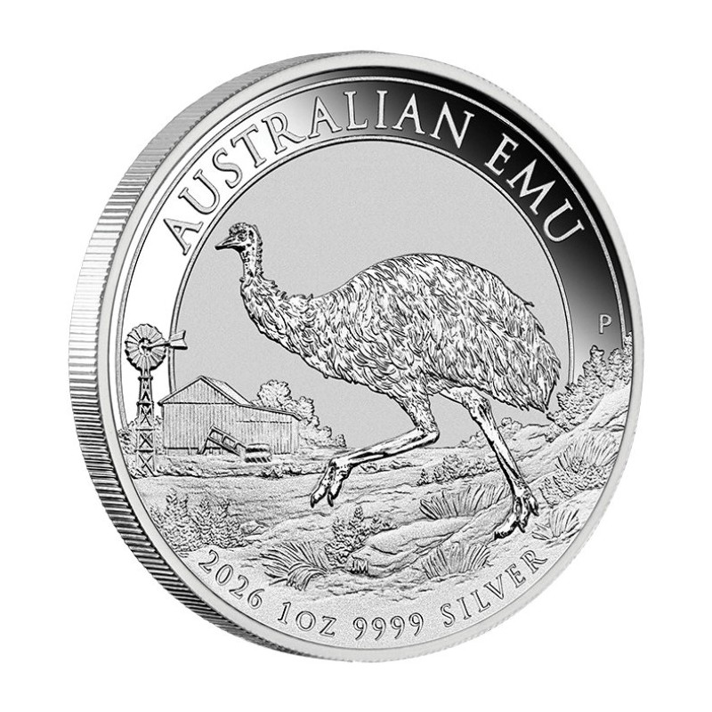 AUSTRALIE 1 Dollar Argent 1 Once Emeu 2026