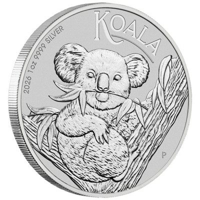 AUSTRALIE 1 Dollar Argent 1 Once KOALA 2026 ⏰