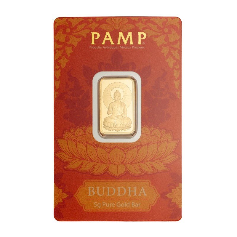 PAMP Lingot Or 5 gr Boudha ⏰