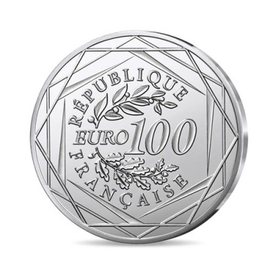 FRANCE 100 Euro Argent Elizabeth II 2026
