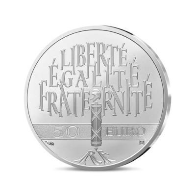 FRANCE 50 Euro Argent Génie de la Liberté 2026 ⏰