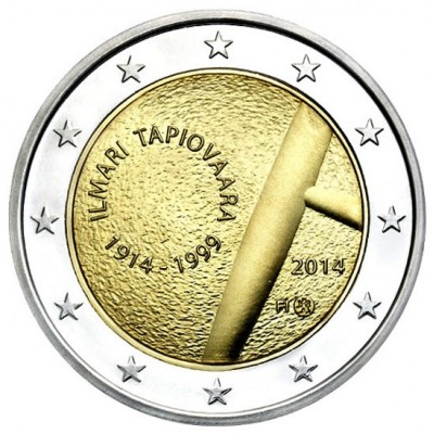FINLANDE 2 Euro Commémorative Ilmari Tapiovaara 2014 UNC