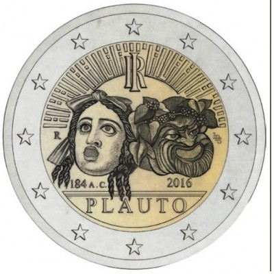 ITALIE 2 Euro Commémorative Titus Maccius Plautus 2016 UNC