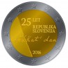 SLOVENIE 2 Euro 25ème Anniversaire Indépendance 2016 UNC