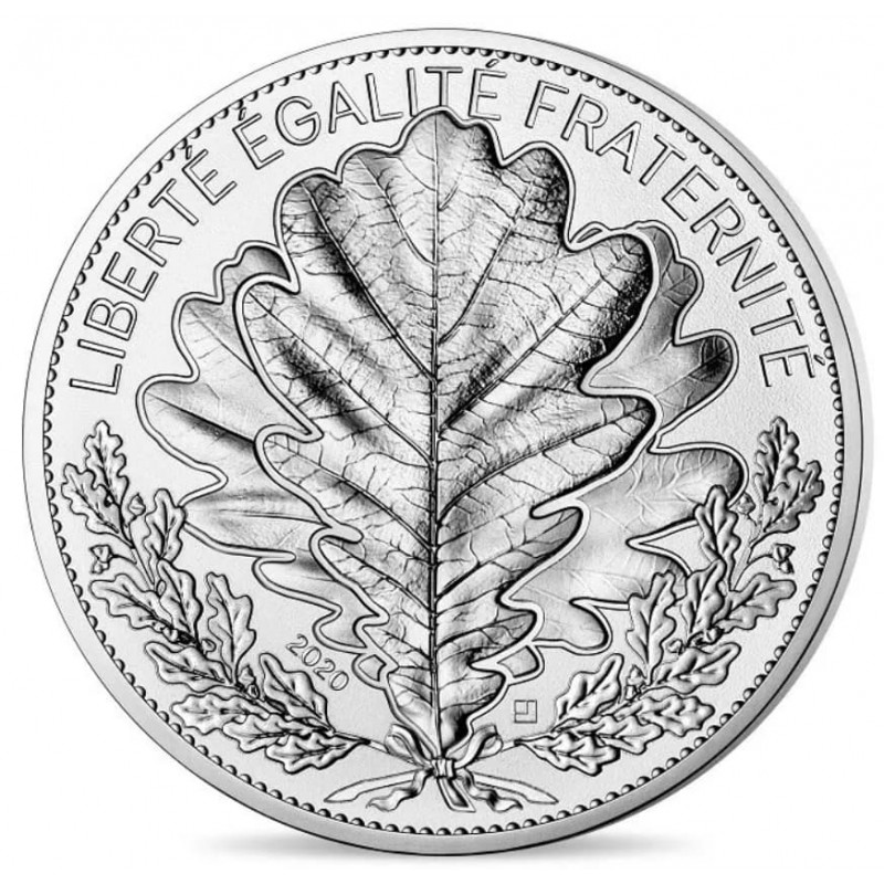 FRANCE 100 Euro Argent Chêne 2020 BU