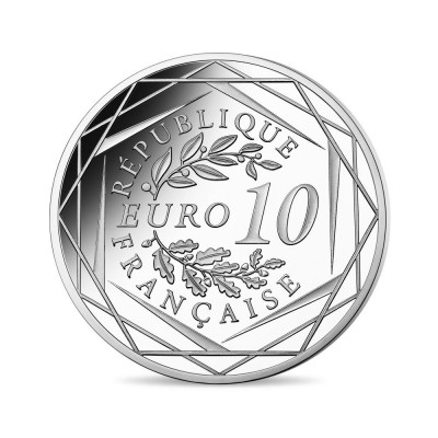 FRANCE 10 Euros Argent Général de Gaulle 2020 UNC