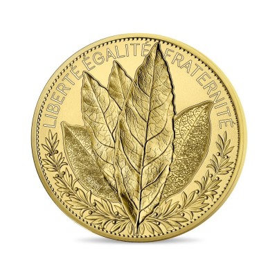 FRANCE 1 000 Euro Or 999/1000 Laurier 2021 BU